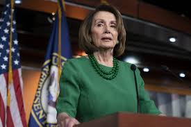 Pelosi says the surge in unaccompanied children arriving at southern border is a crisis. Pelosi Over His Shoulder Trump Faces Empowered Dems At Sotu