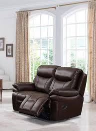 grain leather manual reclining sofa set