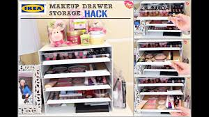 ikea makeup drawer storage hack