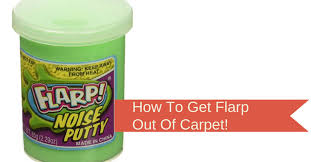 how to get flarp out of carpet easy