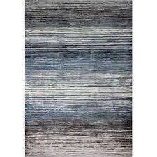 striped contemporary accent rug