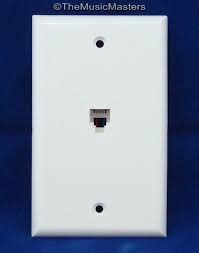 1x Modular Flush Mount Phone Wall Plate