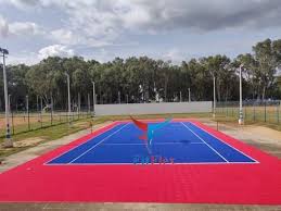 synthetic acrylic flooring tennis