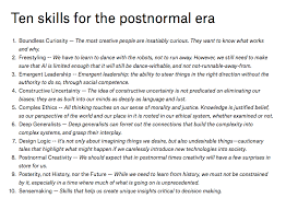 10 Work Skills For The Postnormal Era Work Futures Medium