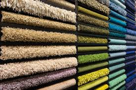 multi colored carpet sles on the floor