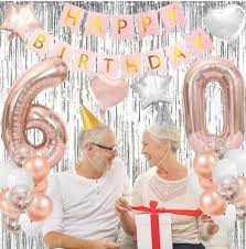 From cool and stylish wine bottle centerpieces to prince purple party, to garage and james bond themes, these ideas will inspire you to go all out for your birthday guy or gal. P11 60th Women Birthday Party Decor Silver Backdrop Rose Gold Banner Balloons Party Supplies Lazada Ph