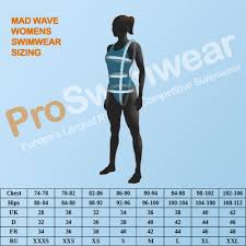 Mad Wave Size Chart