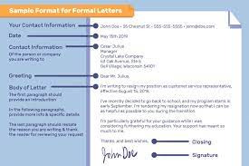 letter format exle and writing tips