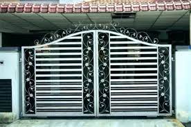 7 feet stainless steel hinged main gate