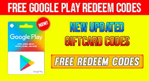 free google play redeem codes upto 500