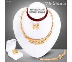 mercella 18k gold plated italian design