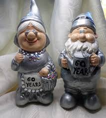 60th Wedding Anniversary Garden Gnomes