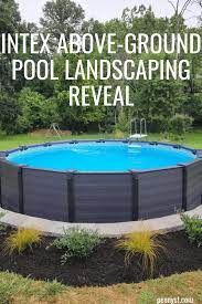 Intex Above Ground Pool Landscaping