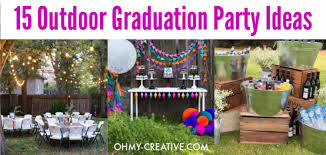 Best catering food ideas for graduation party from graduation party tips and ideas essential chefs catering.source image: 15 Awesome Outdoor Graduation Party Ideas Oh My Creative