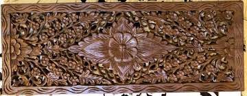 Fl Carved Wood Wall Panel Teak Wood