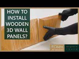How To Install Wooden 3d Wall Panels