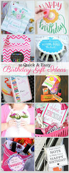 10 quick and easy birthday gift ideas
