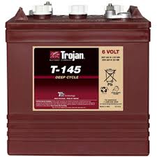 t145 trojan batteries floor scrubber