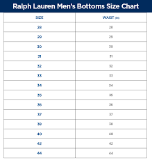 ralph lauren size chart jacket