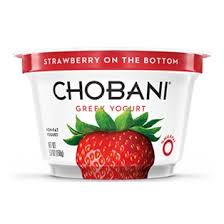 chobani 0 strawberry greek yogurt 5oz