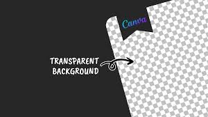get transpa background on canva for