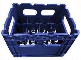 12 qt plastic milk crates drader
