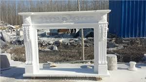 Marble Carving Fireplace Mantel
