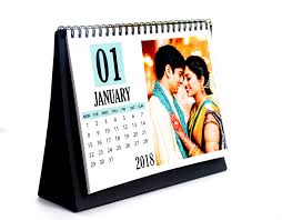 Generic Pesronalised Customised Photo Calendar 2018 Desk Calendar 6in X 8in