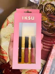 iksu 3 piece lip makeup kit imported