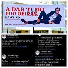 The leader of the jsd, alexandre poço, announced his candidacy for the psd to the câmara de oeiras with some posters that are causing a lot . Oaylwssk8zsxam