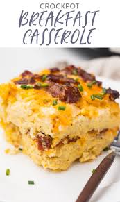 This crockpot breakfast casserole is a delicious twist off of my ham and cheese breakfast casserole. Crockpot Breakfast Casserole 40 Aprons