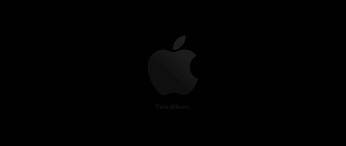 apple logo wallpaper 4k think