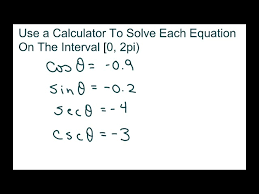 Use Calculator To Solve Equations On