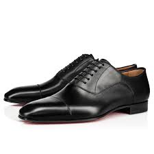 Greggo Black Leather Men Shoes Christian Louboutin