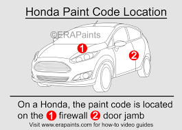 How To Find Your Honda Paint Code The