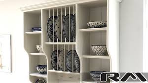 Wooden Plate Rack Diana Wall