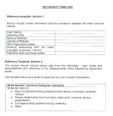 References Template For Resume Automotoread Info