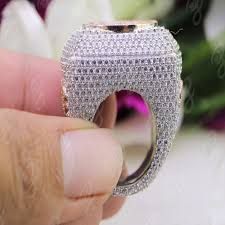 men s hip hop iced out ring