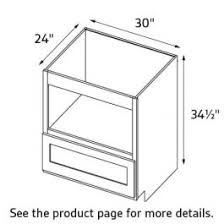 microwave drawer dimensions standard