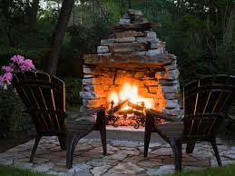 outdoor fireplace construction plans