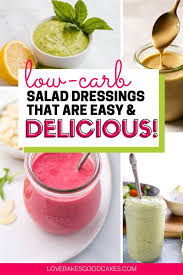 low carb salad dressings that are easy