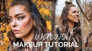 werewolf halloween makeup look kelsie