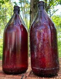 royal ruby glass beer bottles