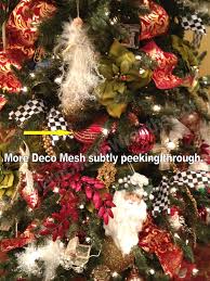 How to decorate a christmas tree with deco mesh ribbon. 5 Ways To Add Deco Mesh To A Christmas Tree Southern Charm Wreaths