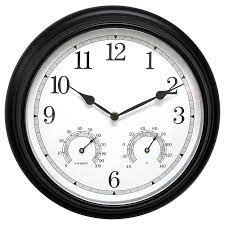 13 Outdoor Clock With Thermometer And