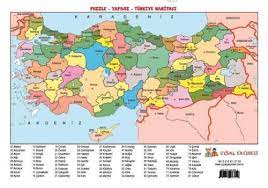 Hariyer.com, türkiye şehirleri, ilçeleri ve mahalllerinin haritalarını, nüfus bilglerini, plaka kodlarını ve diğer demografik bilgilerini sunar. Yapboz 12 Turkiye Haritasi Benlikitap Com