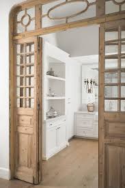 Vintage Folding Pantry Doors With Glass
