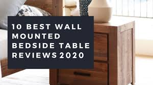 Floating nightstand with 1 drawer in oak, scandinavian design. 10 Best Wall Mounted Bedside Table Reviews Wallmountedreviews