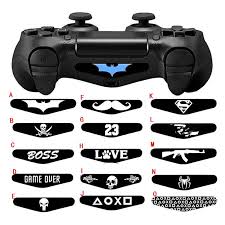 Fzqweg 10 Pcs Sticker For Sony Play Station 4 Ps4 Controller Led Light Bar Decal Pvc Sticker For Ps4 Dualshock Gamepad Control Stickers For Sticker For Ps4stickers For Sony Aliexpress