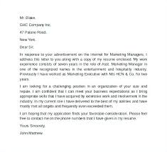 Sample Cover Letter For Assistant Marketing Manager Estate Cool